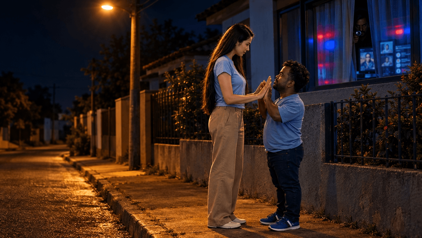 Riram Dela por se Casar com um Homem de Baixa Estatura — Mas a Câmera do Vizinho Revelou a Verdade